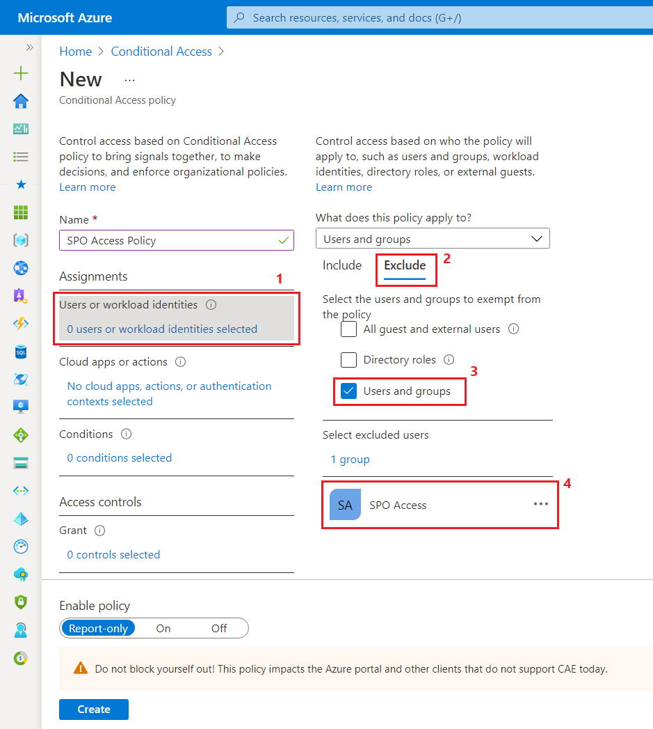 Conditional Access Policy