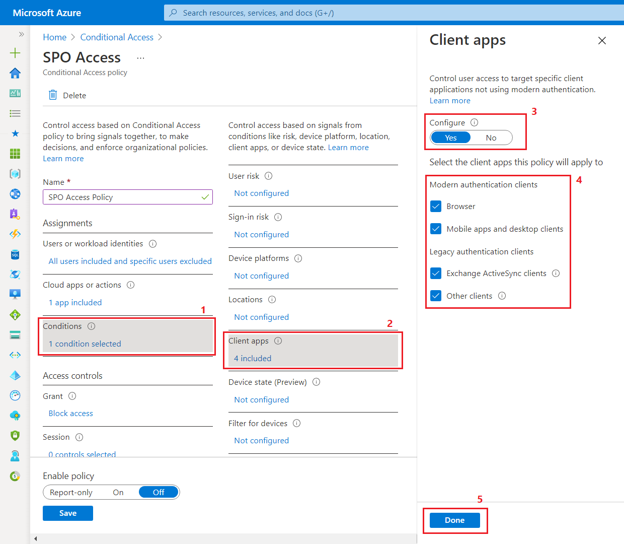 Conditional Access Policy