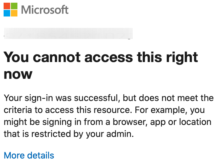 Conditional Access Policy - TEST Policy