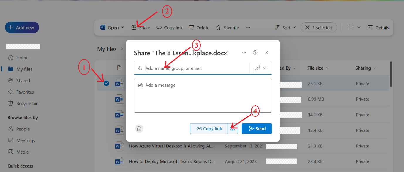Password Protect Shared Files on OneDrive - Tricks